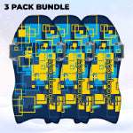 Wham-O Snowboogie Air Thunder 40", Single Rider Snow Sled with Side Handles, Snow Sledding with PE Foam Core, Winter Outdoor Sports Fun for 6+ Years Old Boys and Girls - Square