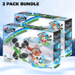 Wham-O Snowman Kit, Snowman DIY Craft Kit Includes 16pcs Foam Pieces, 1pc Plastic Snow Shaper and 20pcs Plastic Stakes, Creative Snowman Decorating Kit for Kids - Panda / Mermaid