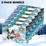 Wham-O Snowman Kit, Snowman DIY Craft Kit Includes 16pcs Foam Pieces, 1pc Plastic Snow Shaper and 20pcs Plastic Stakes, Creative Snowman Decorating Kit for Kids - Panda / Mermaid