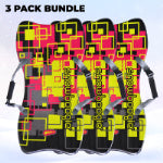 Wham-O Snowboogie Snow Sled - 36" Single Rider Winter Backpack Sled (Black+Pink/Gray+Orange)