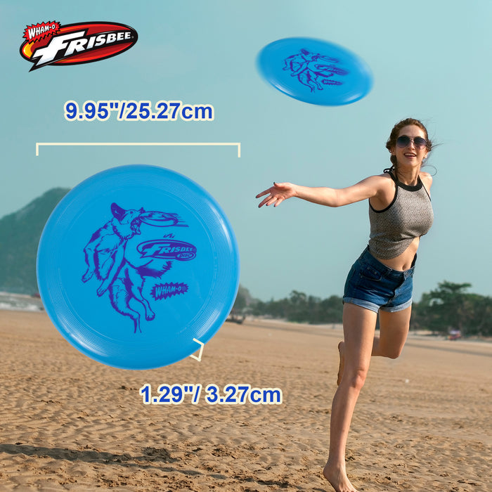 Wham-O Frisbee Cool Flyer Flying Disc, 130 Grams Catch Discs for Age 5+, Lightweight Pet Friendly Sport Disc for Backyard Beach Lawn Park Outdoor Games