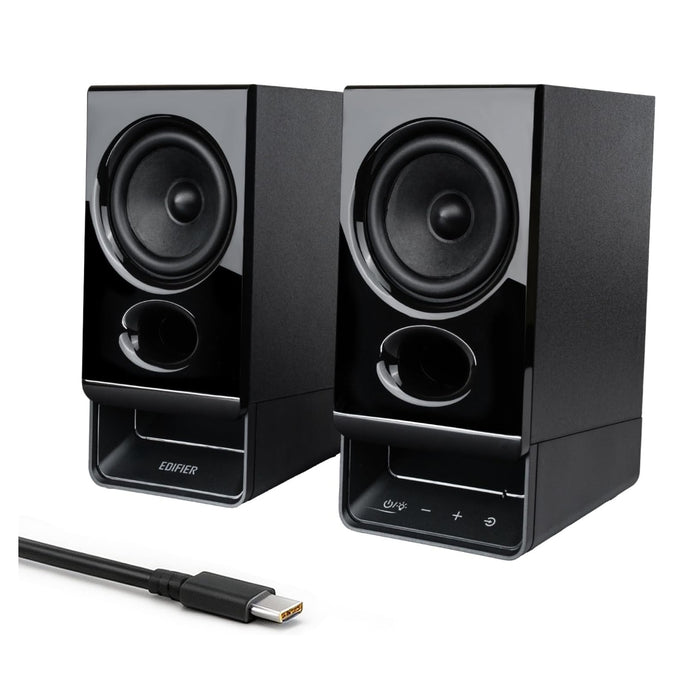 Edifier R20BT Computer Speakers, Touch Controls, AUX & USB-C Inputs