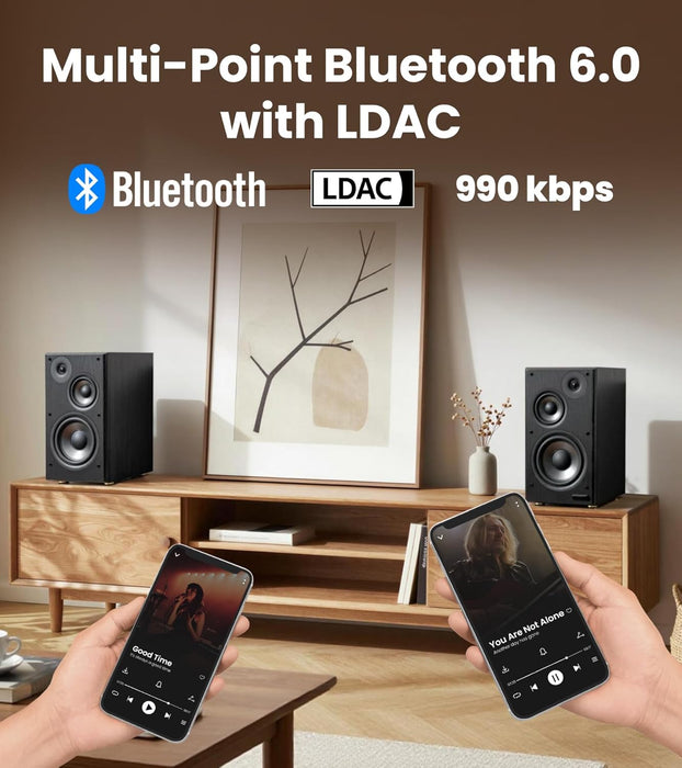 Edifier R2750DB MKII 3-Way Powered Bookshelf Speakers, 144W RMS,