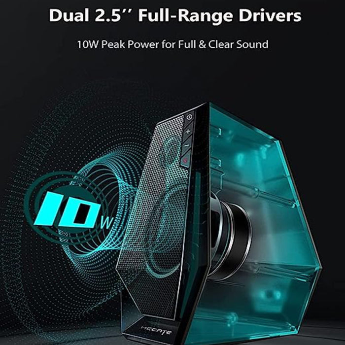 Edifier G1500 Computer Speakers, Hecate Gaming Speakers with RGB, Black