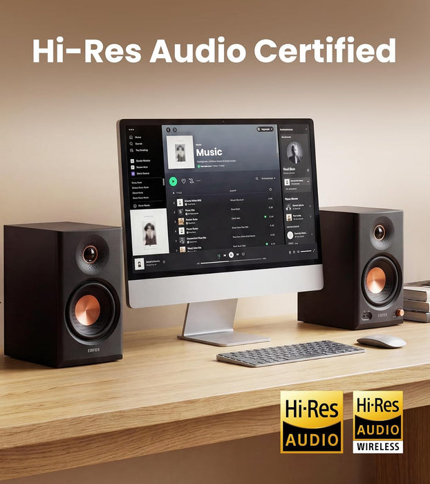 Edifier MR4.5 Bi-Amped Studio Monitor, 80W RMS Bookshelf Speakers