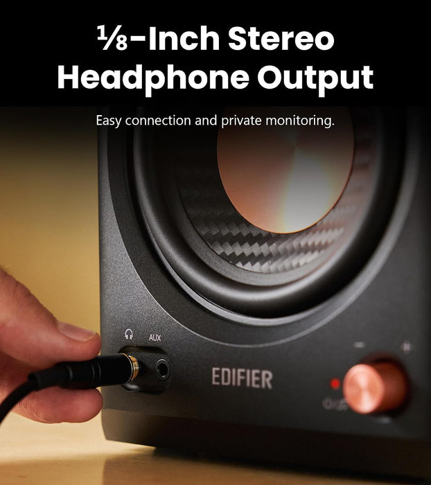 Edifier MR4.5 Bi-Amped Studio Monitor, 80W RMS Bookshelf Speakers
