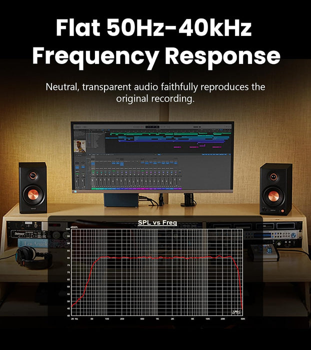 Edifier MR4.5 Bi-Amped Studio Monitor, 80W RMS Bookshelf Speakers