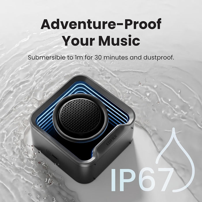 Edifier QS20 Portable Bluetooth Speaker, Waterproof and Dustproof with Deep Bass