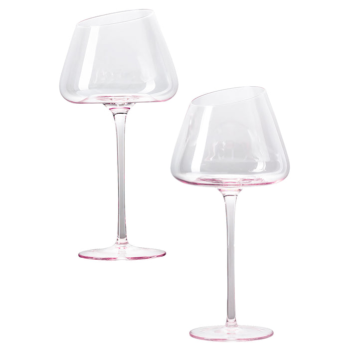 VENTRAY HOME Flamingo Wine Glasses with Gift Box, Set of 2