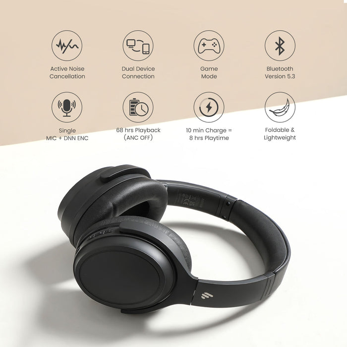 Edifier WH700NB Wireless Active Noise Cancellation Over-Ear Headphones