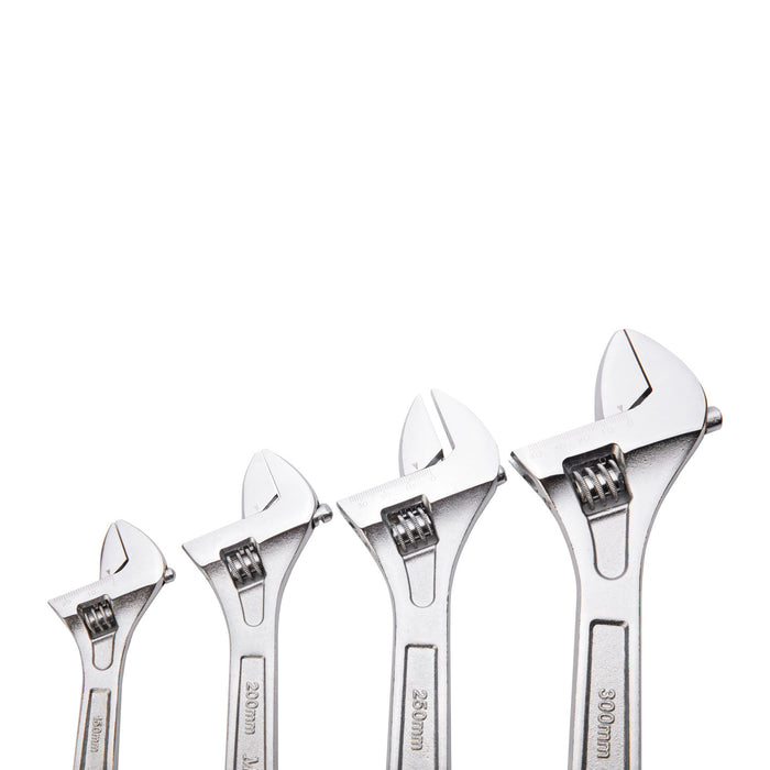 MAXPOWER Heavy Duty Adjustable Wrench Set (6in, 8in, 10in, 12in), 4PCS