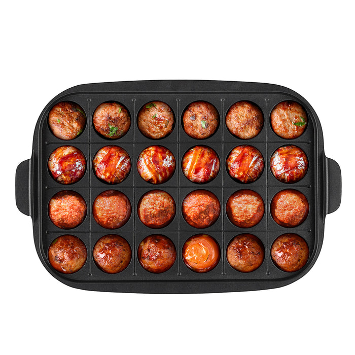 Ventray EL-GRILL Takoyaki Plate,Die Casting Aluminum Plate