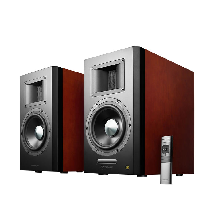 (Certified Refurbished) AirPulse A300 Hi-Res Audio Certified Active Speaker System – Pair
