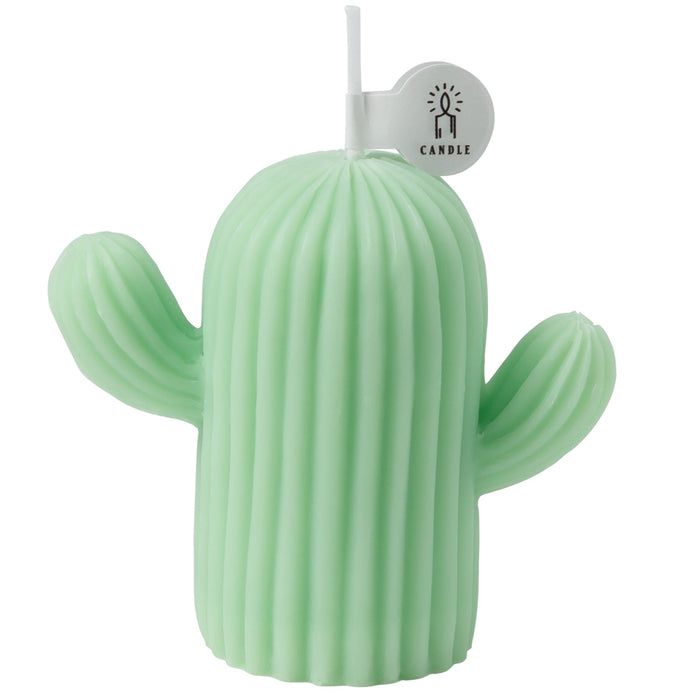 Cactus Shaped Scented Candle with English Pear and Freesia Fragrance