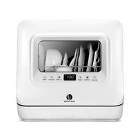 VENTRAY DW55AD Portable Countertop Dishwashers with 5 Washing Programs- White