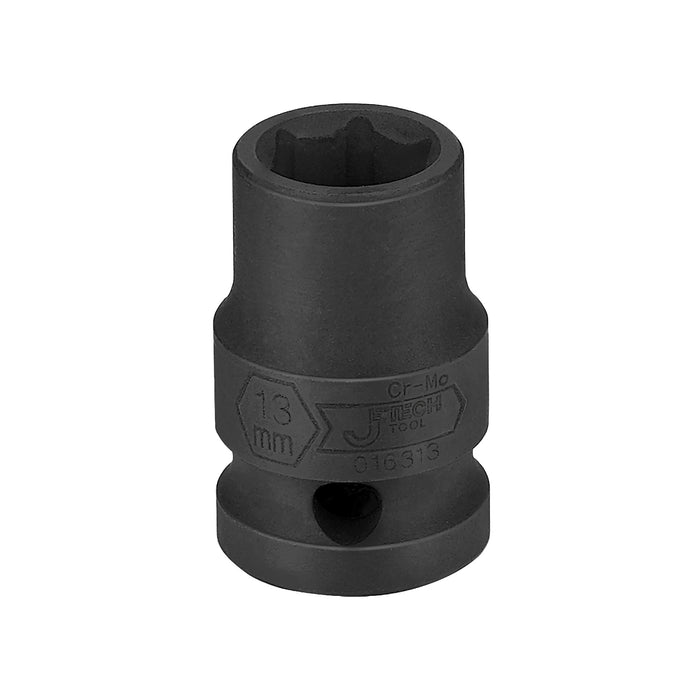 Jetech 1/2 Inch Drive 13mm Standard Impact Socket, Metric