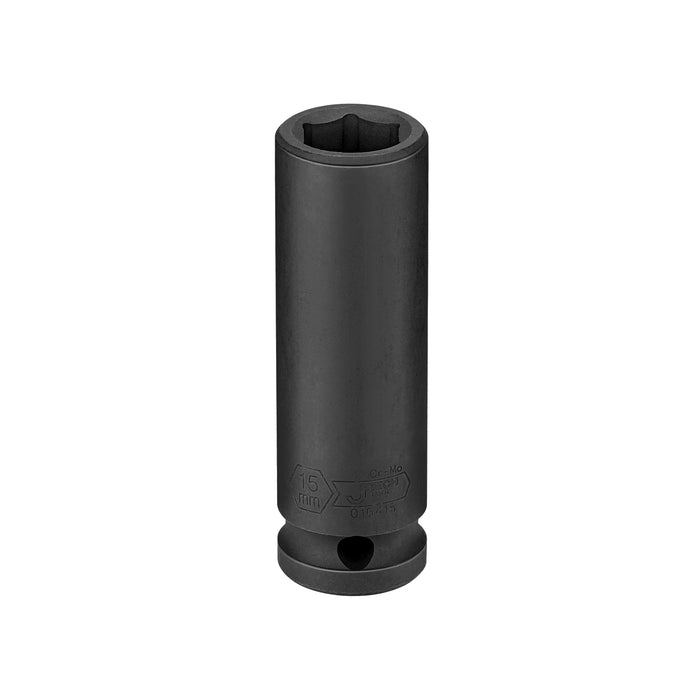 Jetech 1/2 Inch Drive 15mm Deep Impact Socket, Metric