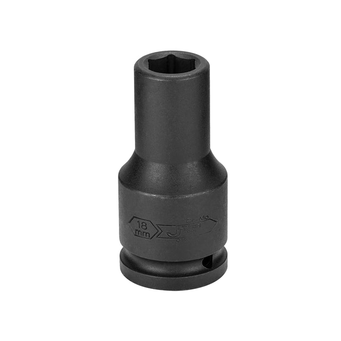 Jetech 3/4 Inch Drive 18mm Deep Impact Socket, Metric