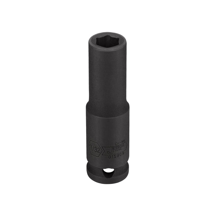 Jetech 3/8 Inch Drive 11/32 Inch Deep Impact Socket, SAE