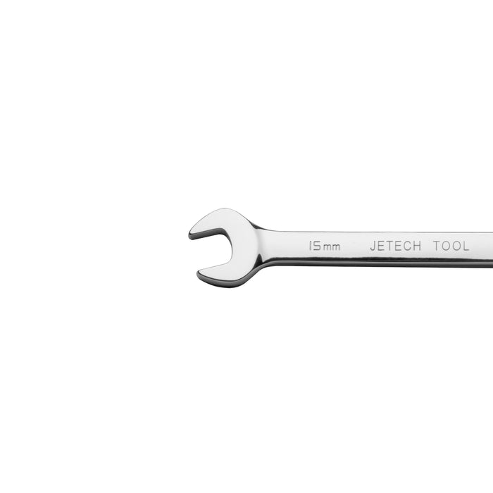 Jetech 15mm Ratcheting Combination Wrench, Metric