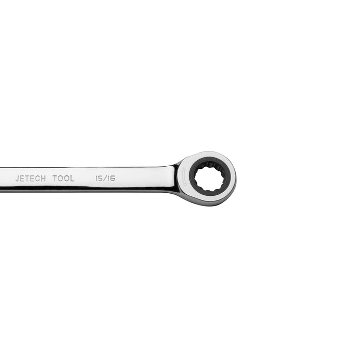 Jetech 15/16 Inch Ratcheting Combination Wrench, SAE