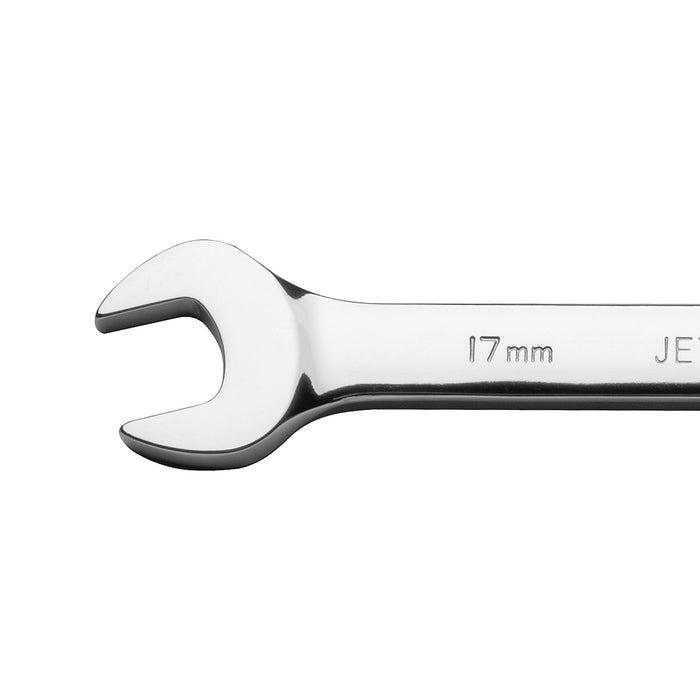 Jetech 17mm Ratcheting Combination Wrench, Metric
