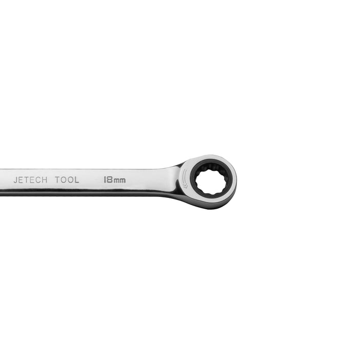 Jetech 18mm Ratcheting Combination Wrench, Metric