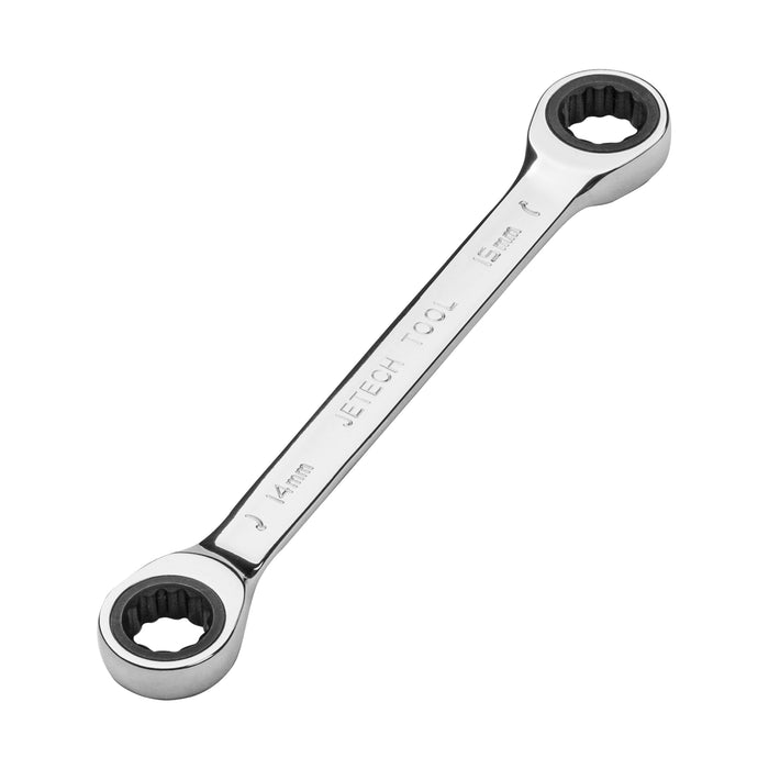 Double Box End Ratchet Wrench 14x15mm