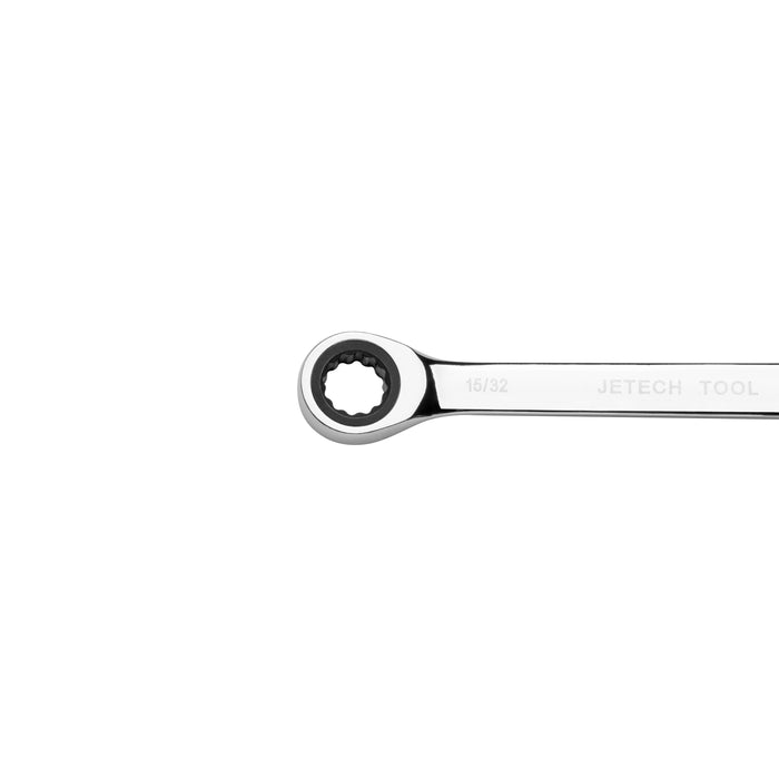 Jetech Double Box End Ratcheting Wrench (15/32 Inch x 1/2 Inch), SAE