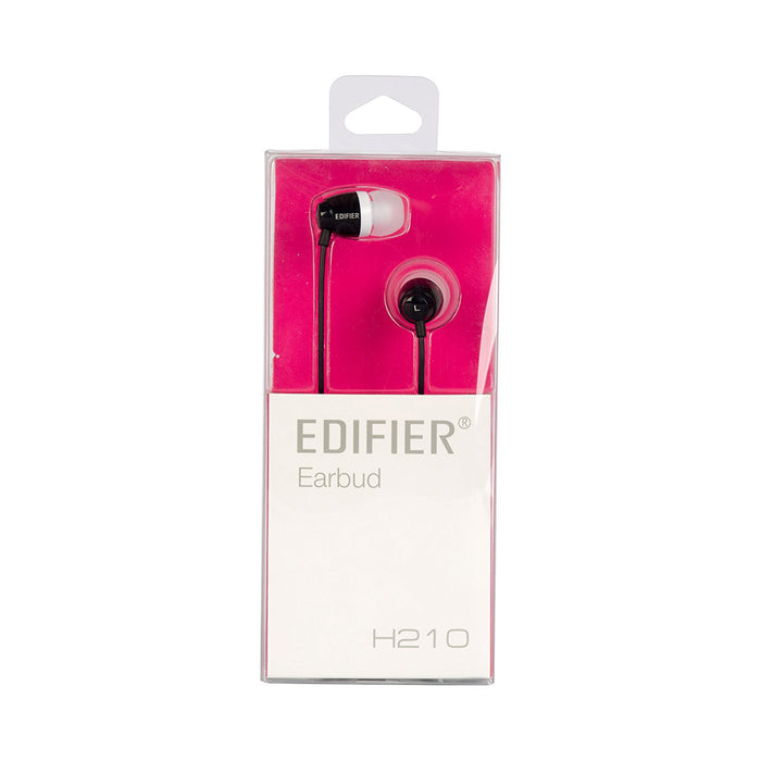 Edifier H210 In-ear Headphones - Hi-Fi Stereo Earbuds Headphone - Black