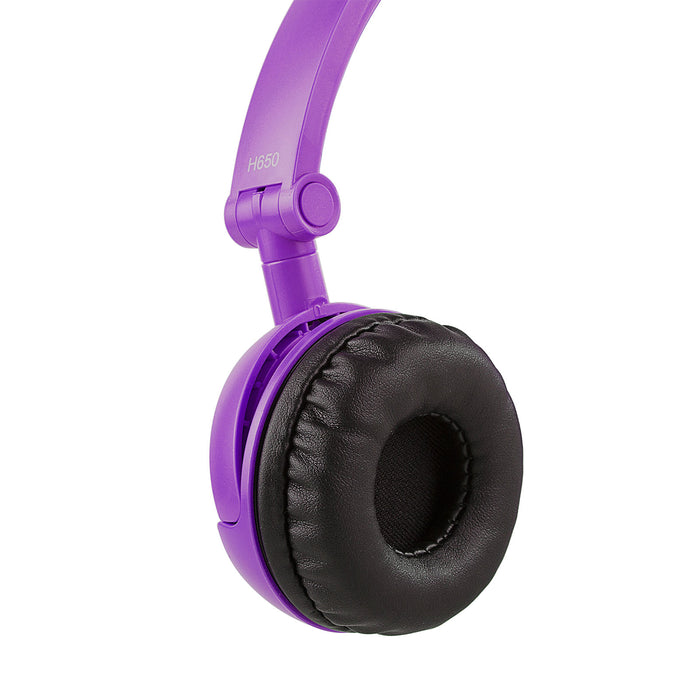 Edifier H650 On-Ear Headphones - Foldable and Lightweight Headphone - Purple / Violet