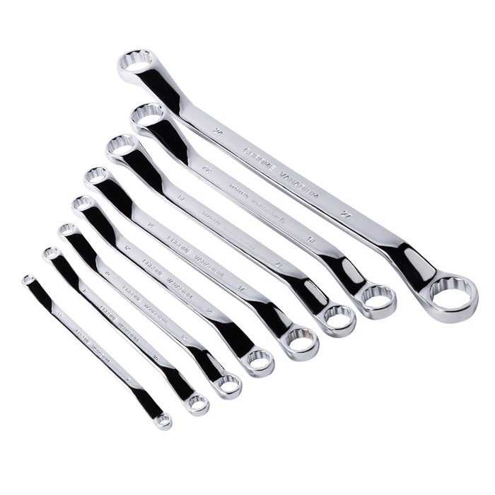 8pcs Double Box Spanner Set CR-V Steel