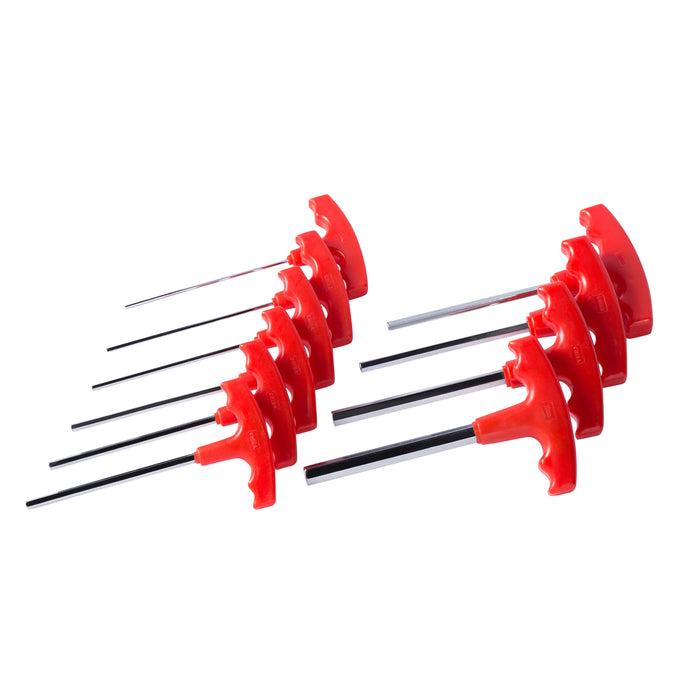 MAXPOWER T-Handle Hex Key Set (2mm - 10mm), Metric, 10PCS
