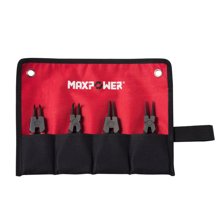MAXPOWER Snap Ring Pliers Set, 5 Inch, 4PCS