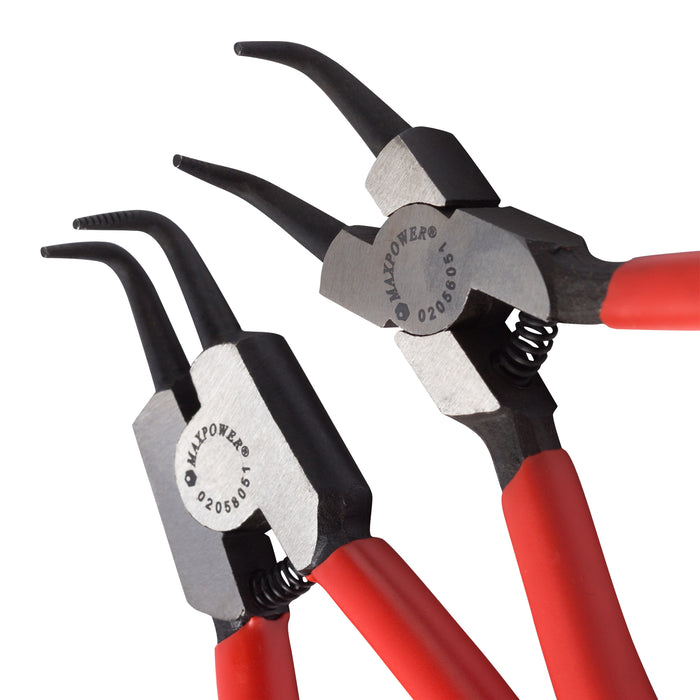 MAXPOWER Snap Ring Pliers Set, 5 Inch, 4PCS