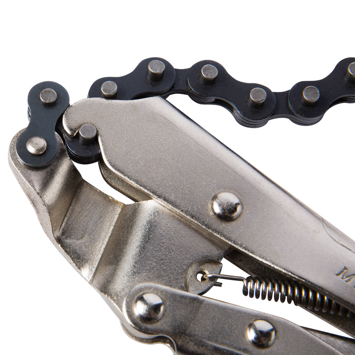 MAXPOWER Industrial Grade Locking Chain Pliers, 10 Inch