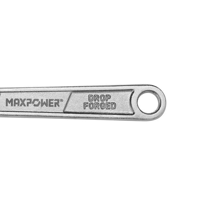 MAXPOWER Adjustable Wrench, Metric and SAE, 12 Inch