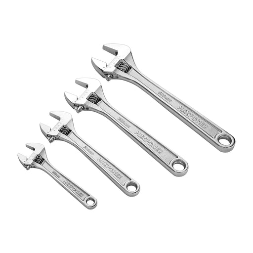 4 pcs set,6'', 8'', 10'', 12''carbon steel Adjustable Wrenches EU type.