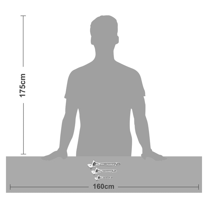 MAXPOWER Adjustable Wrench Set (6in, 8in, 10in), CR-V, 3PCS