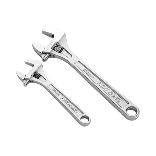 2 pcs set,8''12''heavy duty wide opening Adjustable Wrenches