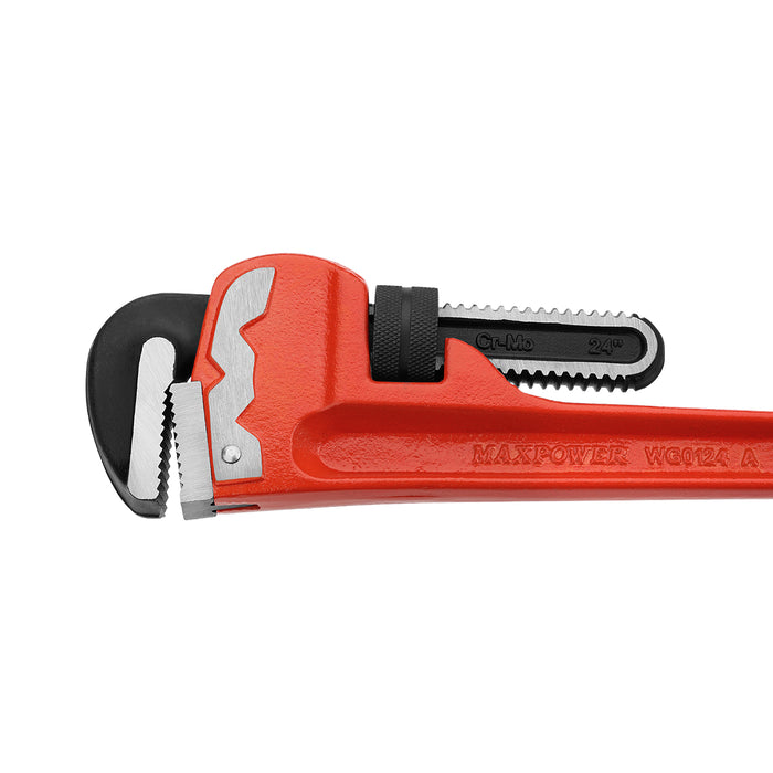MAXPOWER Heavy Duty Straight Pipe Wrench, 24 Inch(600mm)