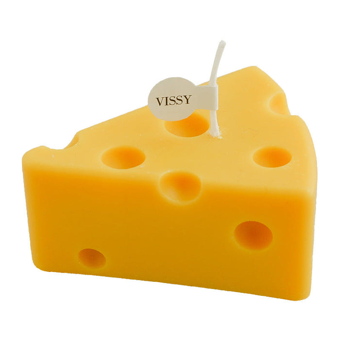 Cheese Shaped Scented Candle with Delicious Cheese Aroma