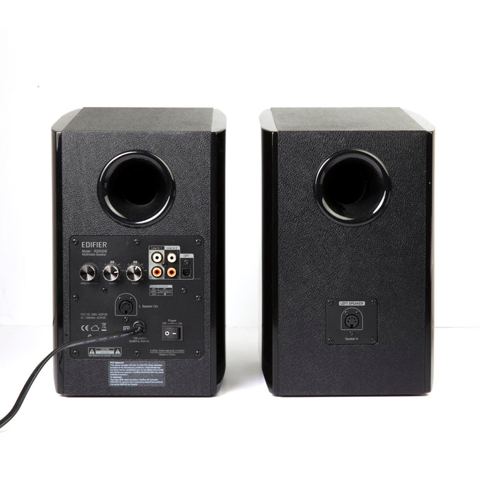 Edifier R2000DB Powered Bluetooth Bookshelf Speakers - Optical Input - Black