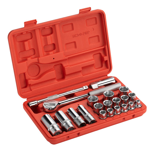 Jetech 21PCS Metric 3/8 Inch Drive Socket Set