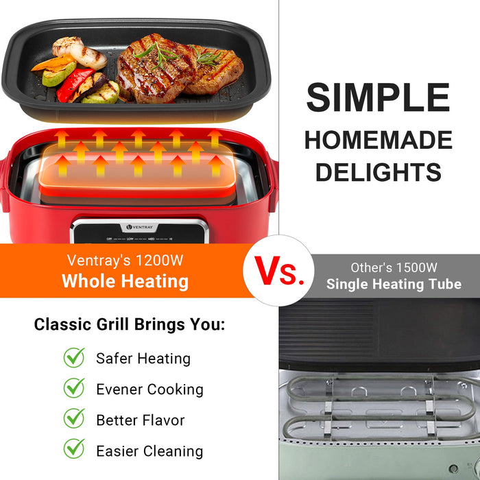 VENTRAY ELG-100/ELG-102 Electric Grill Set